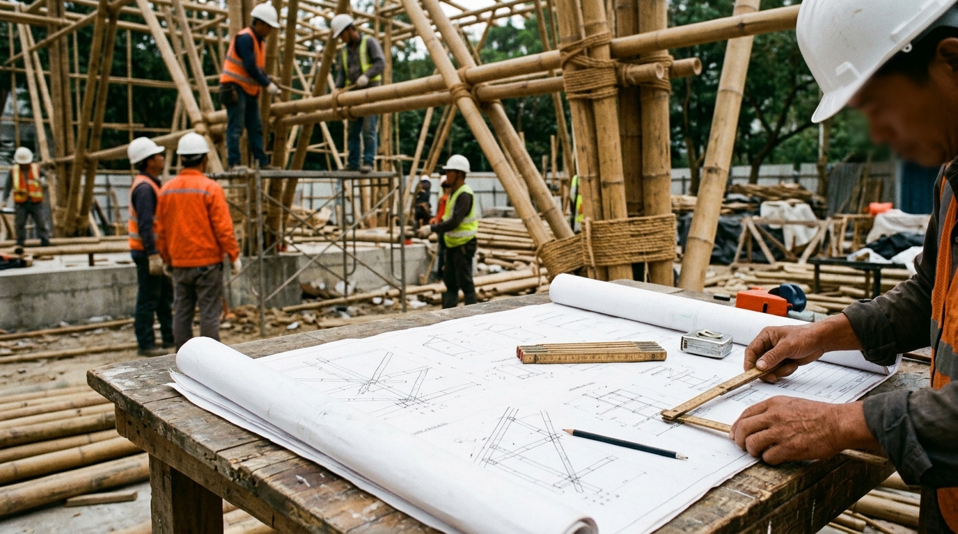 Bamboo Building Construction: Material Estimating and Takeoff Guide